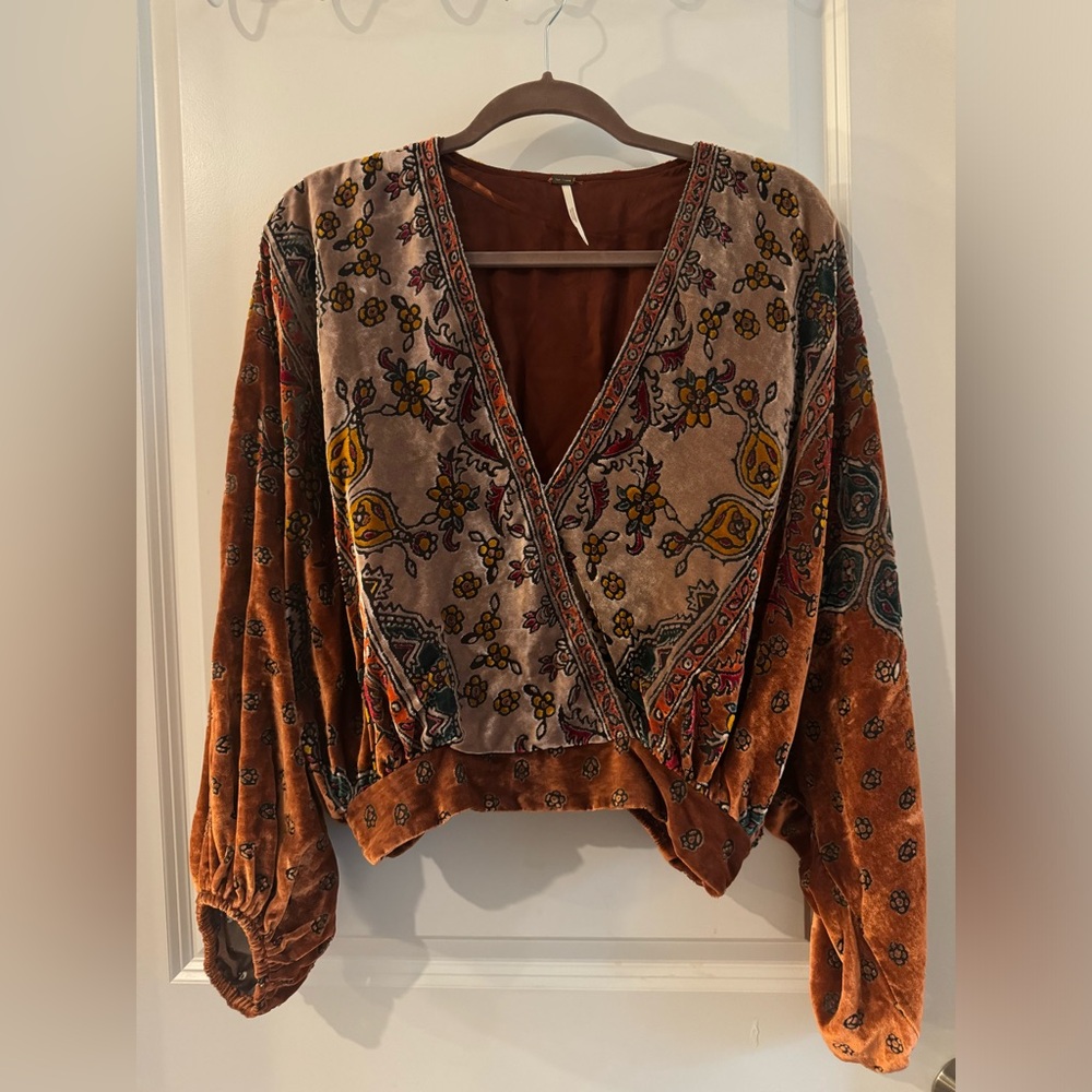 Free People Velvet Top